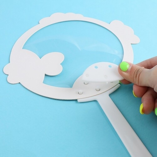 [파스텔클레이](4개입) PVC 종이 모래성 어항 물고기 부채 만들기