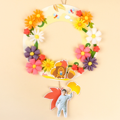 플레이콘 가을을 담은 리스만들기 (1인용,5인용-선택1)