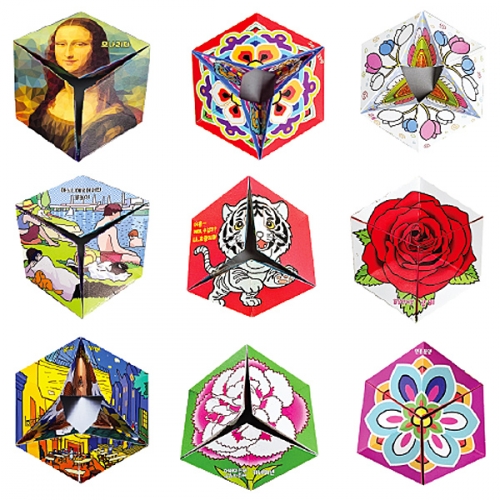 회전 다면체 놀이 5개입 (칼레이도 사이클 10종 택1)