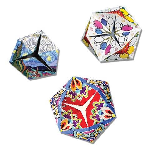 회전 다면체 놀이 5개입 (칼레이도 사이클 10종 택1)