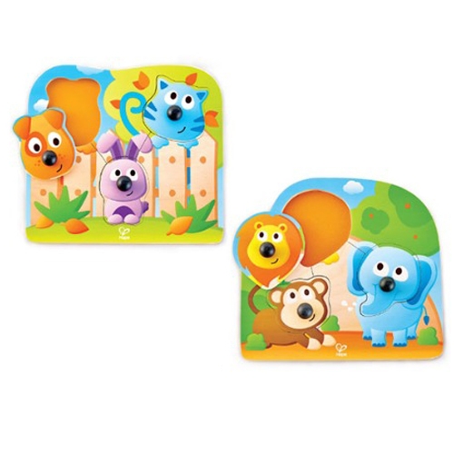 [두손] 큰코동물퍼즐2종 블록놀이
