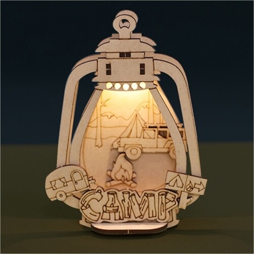 우드 캠프 랜턴 무드등이 만들기
