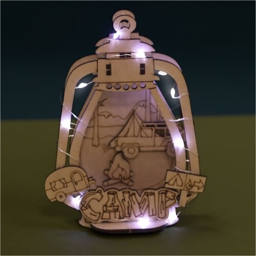 우드 캠프 랜턴 무드등이 만들기