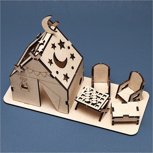 [파스텔클레이]우드 캠핑 인디언 텐트 만들기