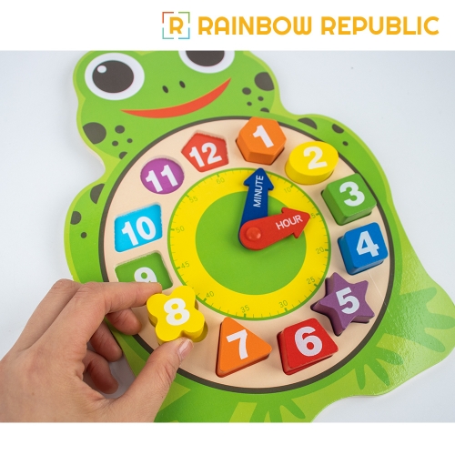 개구리 시계놀이