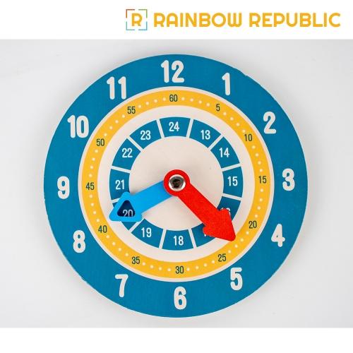 시계놀이 덧셈뺄셈 양면교구