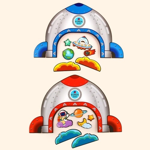 [파스텔클레이] (4세트) 로켓 게이트 볼 놀이 스포츠 장난감 만들기 패키지