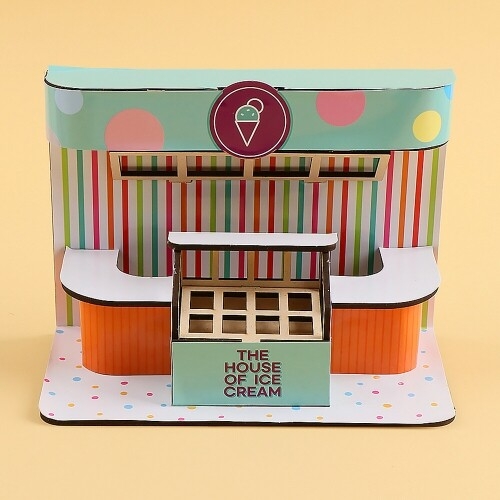 [파스텔클레이]우드 레인보우 아이스크림 가게 만들기