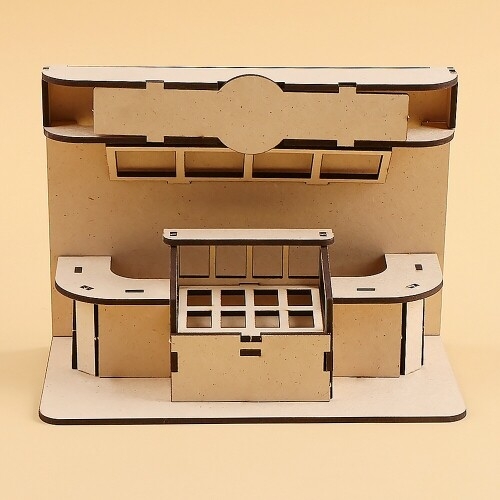 [파스텔클레이]우드 레인보우 아이스크림 가게 만들기