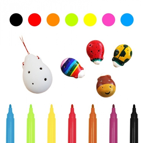 DIY만들기 꾸미기 색칠하기 세라믹 드로잉 색칠하기 도자기 미니 오카리나