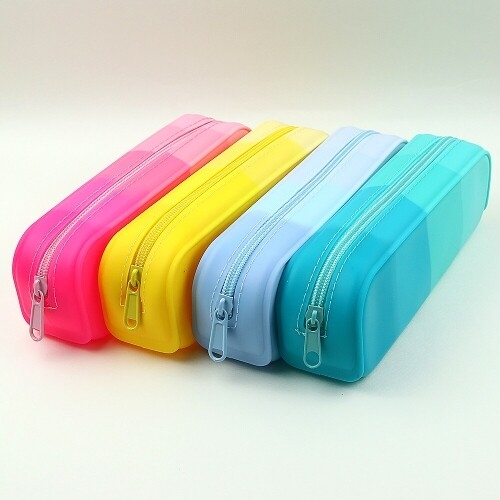 [파스텔클레이] 실리콘 그라데이션 지퍼 필통 꾸미기