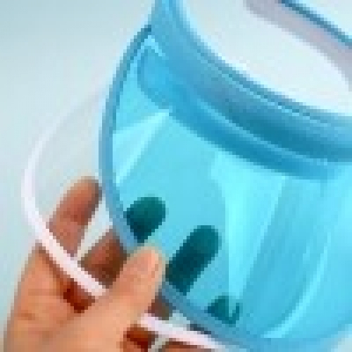 [파스텔클레이](4개입) PVC 칼라 반투명 여름 썬캡 모자 꾸미기