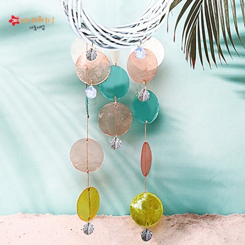 DIY만들기 꾸미기 천연 자개 모빌 드림캐쳐 썬캐쳐 만들기 (5인용세트)