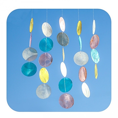 DIY만들기 꾸미기 천연 자개 모빌 드림캐쳐 썬캐쳐 만들기 (5인용세트)