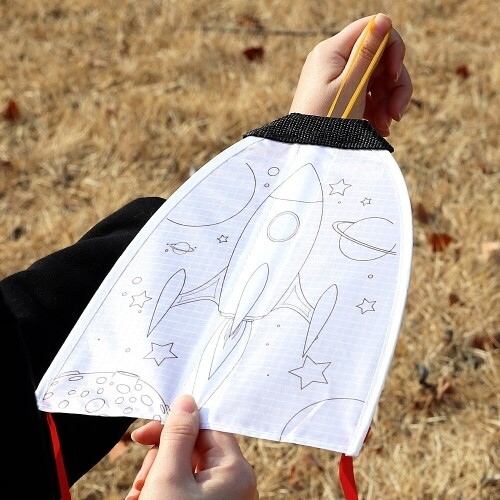 [파스텔클레이] 전통 로켓 고무줄 연 만들기 색칠놀이