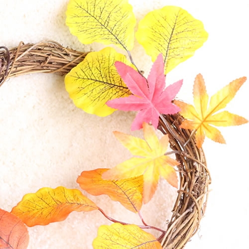 가을 낙엽 리스 만들기