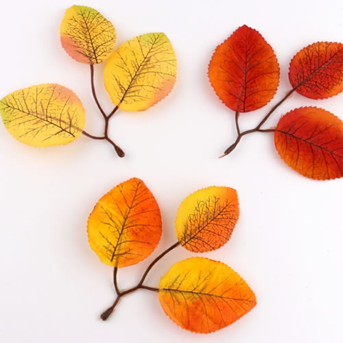 가을 3잎 낙엽(10개)