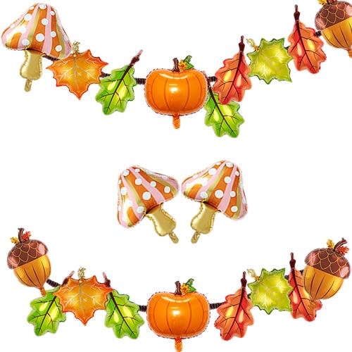 가을 풍선 가랜드 만들기