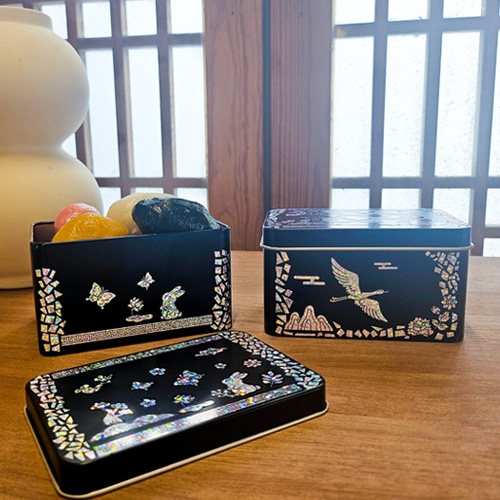 [오늘놀이] 전통 자개함(자개 스티커 포함/전통 보자기 옵션선택/KC인증)