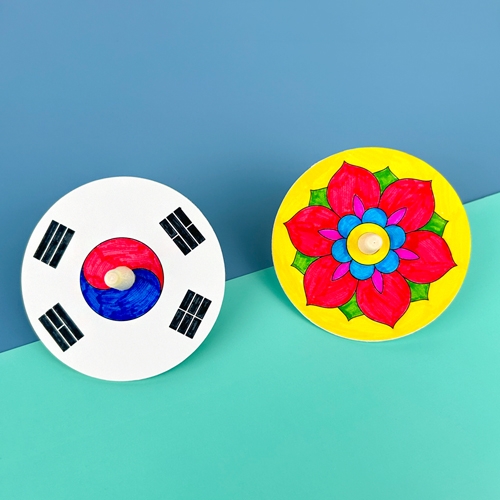 [오늘놀이] 전통 나무팽이 꾸미기(4종 택1/전통놀이/KC인증)