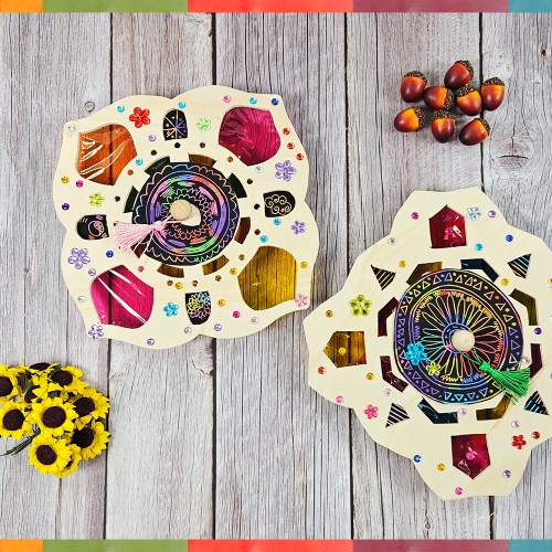 [만꾸] 오색 대왕팽이