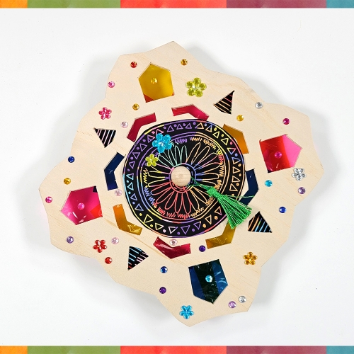 [만꾸] 오색 대왕팽이