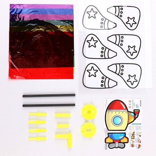 [파스텔클레이] 동물 잠수함 썬캐쳐 바람개비 만들기