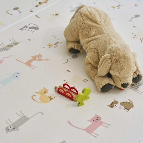 [고급형 PVC] 에코 친환경 어린이집 유치원 거실 복도 바닥 놀이방매트 해피키튼