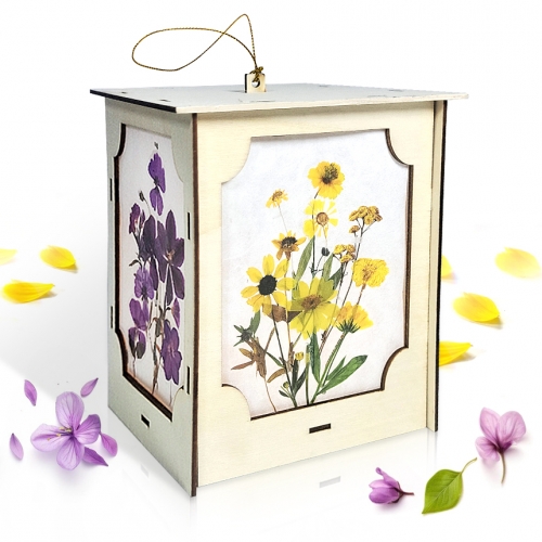 [탑키드] 만들기 압화 스티커 LED 무드등