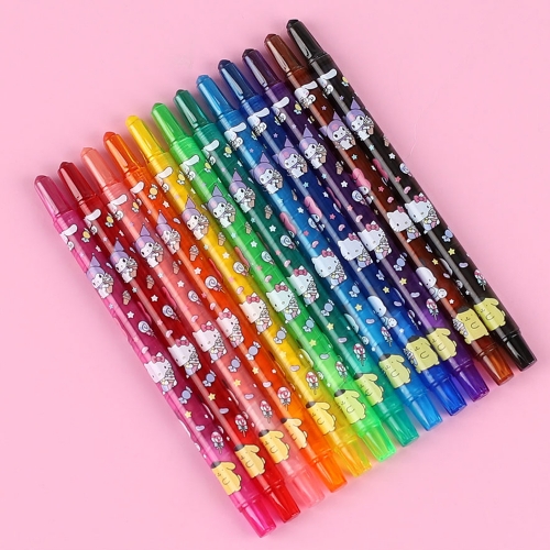 산리오캐릭터즈 12색 색연필 (2개)