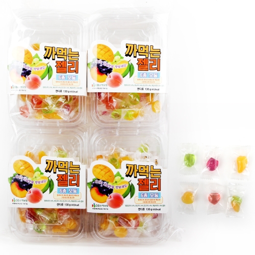 과일젤리 리치 샤인 망고 포도 까먹는 젤리 6종