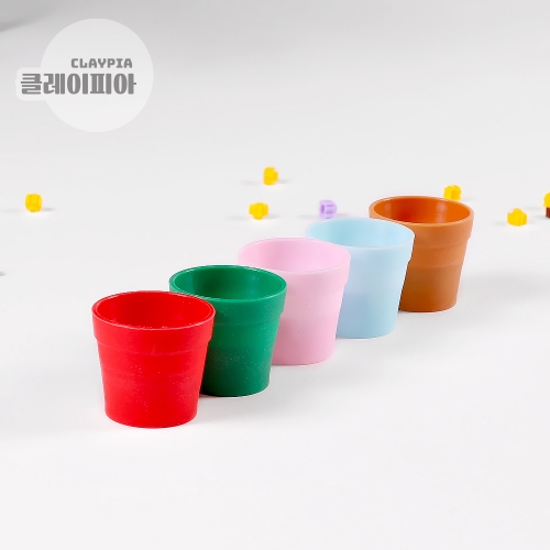 꽃 화분 디폼 블럭 5개입