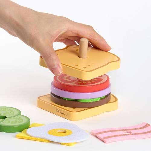 [투키토이]원목탑쌓기 샌드위치(887)