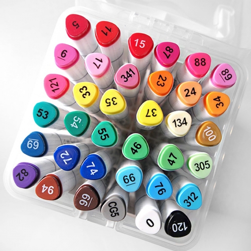 트윈 마카펜 36색 세트 미술용 드로잉펜