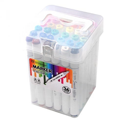 트윈 마카펜 36색 세트 미술용 드로잉펜