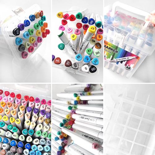 트윈 마카펜 48색 세트 미술용 드로잉펜