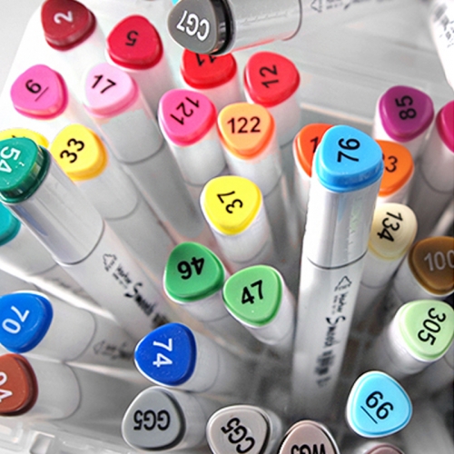 트윈 마카펜 60색 세트 미술용 드로잉펜