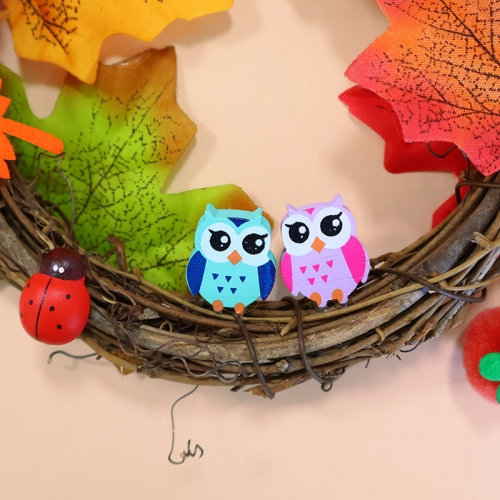 리얼 단풍잎 리스 5set