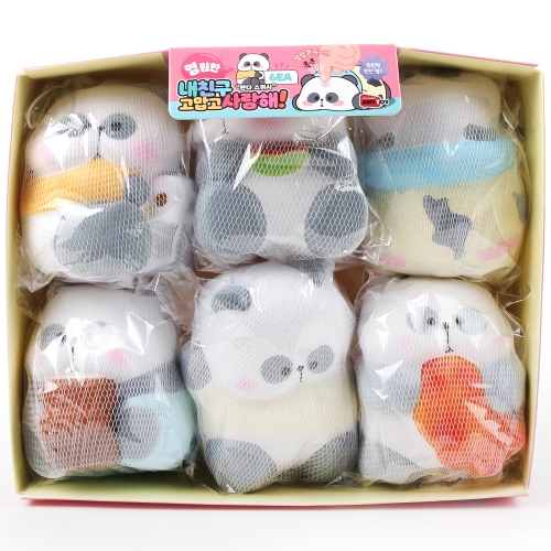 내사랑 판다 주물럭 랜덤 스퀴시 영원한 내친구 고맙고 사랑해