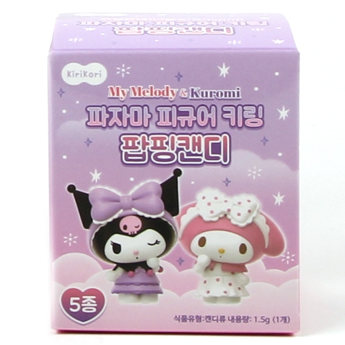 산리오 파자마 랜덤 피규어 팝핑캔디 쿠로미 마이멜로디 키링