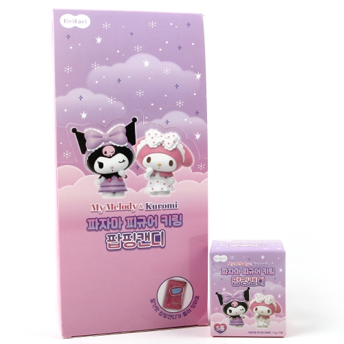 산리오 파자마 랜덤 피규어 팝핑캔디 쿠로미 마이멜로디 키링