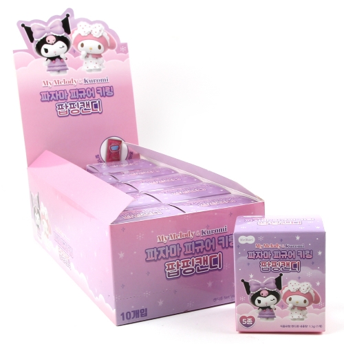 산리오 파자마 랜덤 피규어 팝핑캔디 쿠로미 마이멜로디 키링