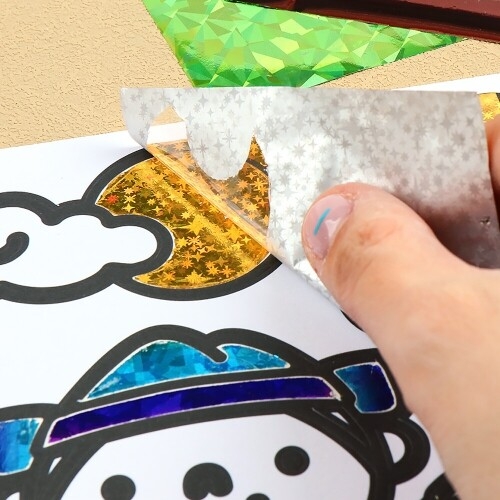 [파스텔클레이] 설날 명절 초등 어린이 돌봄 늘봄 포일 아트 꼬마 복주머니 만들기 키트