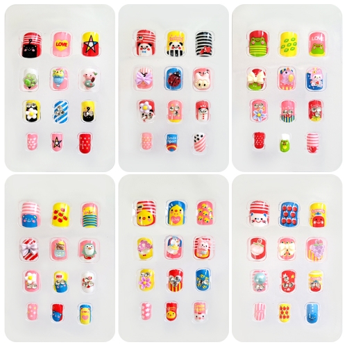 애니멀 네일세트 (6개)