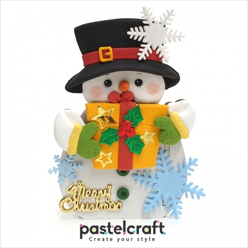 [파스텔클레이] 크리스마스 흔들이 1호 눈사람 만들기