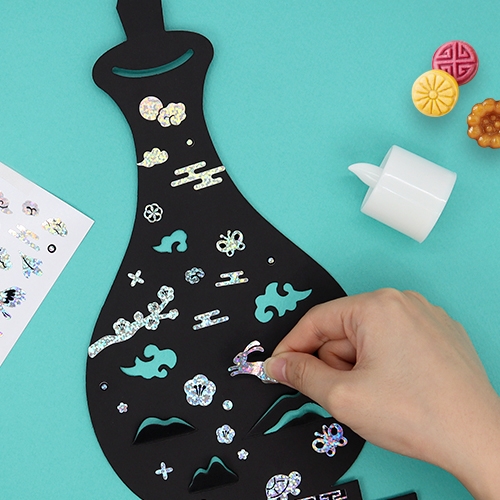 [하하당] 전통 자개 화병 무드등