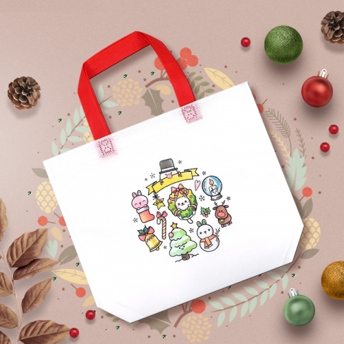 [파스텔클레이]겨울 눈사람 캐릭터 색칠 부직포 가방 만들기