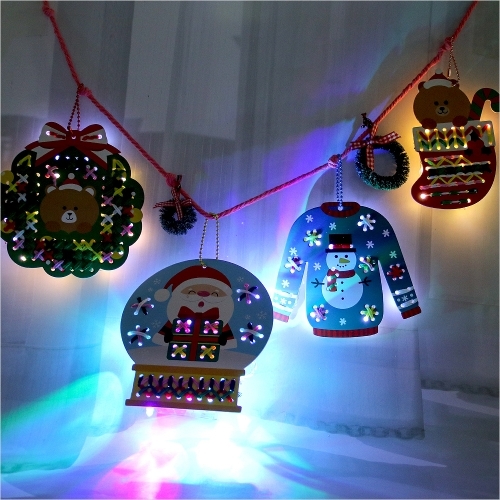 종이 스티치 크리스마스 오너먼트 만들기 세트