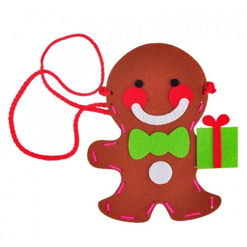 [파스텔클레이] 부직포 크리스마스 미니 크로스백 가방 만들기