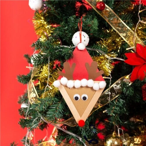 [파스텔클레이] 종이 막대 크리스마스 얼굴 오너먼트 만들기 세트